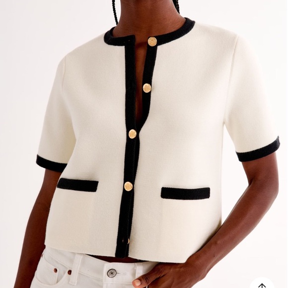 Abercrombie Luxe Short Sleeve Sweater - Picture 2 of 2